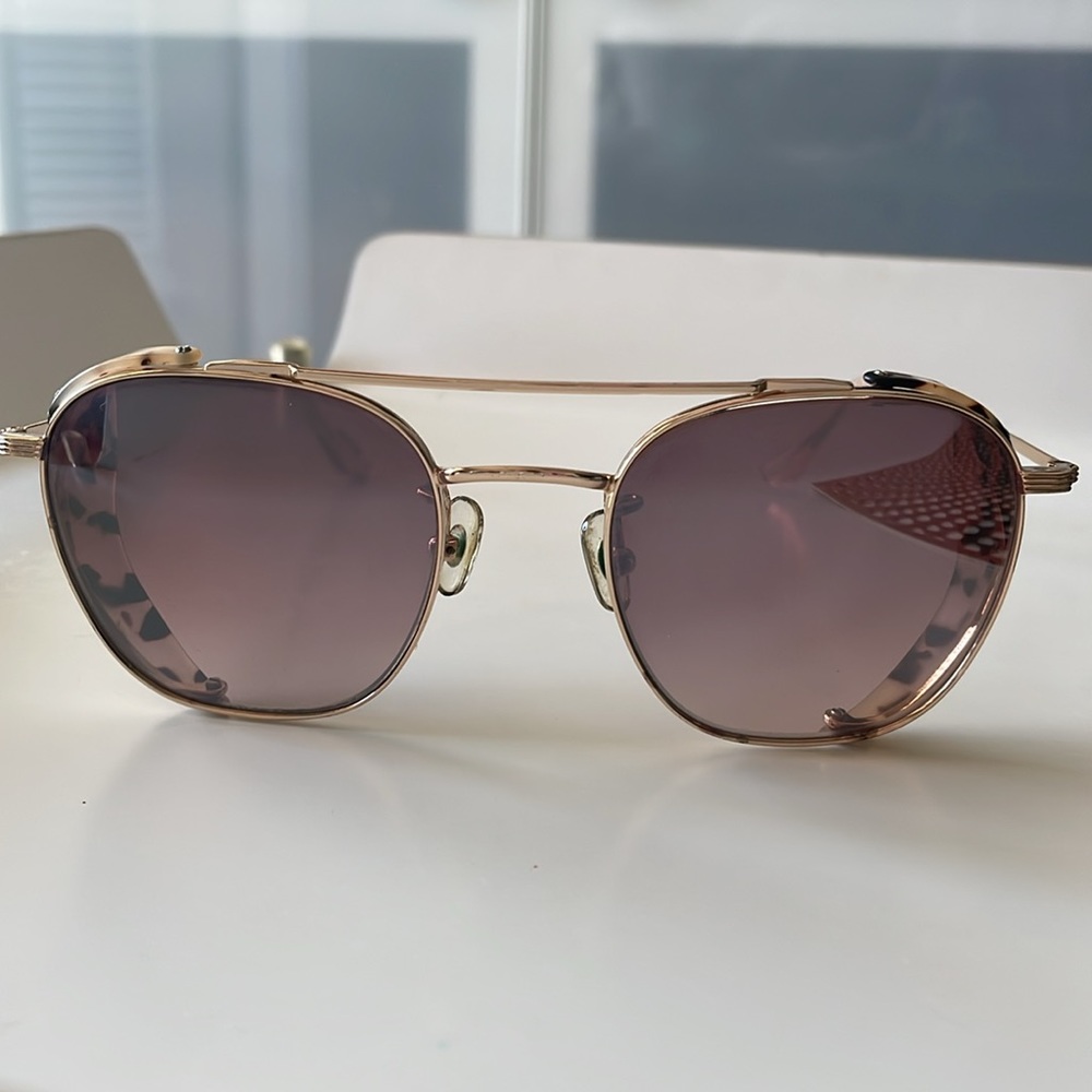 KREWE Gold and Black Sunglasses